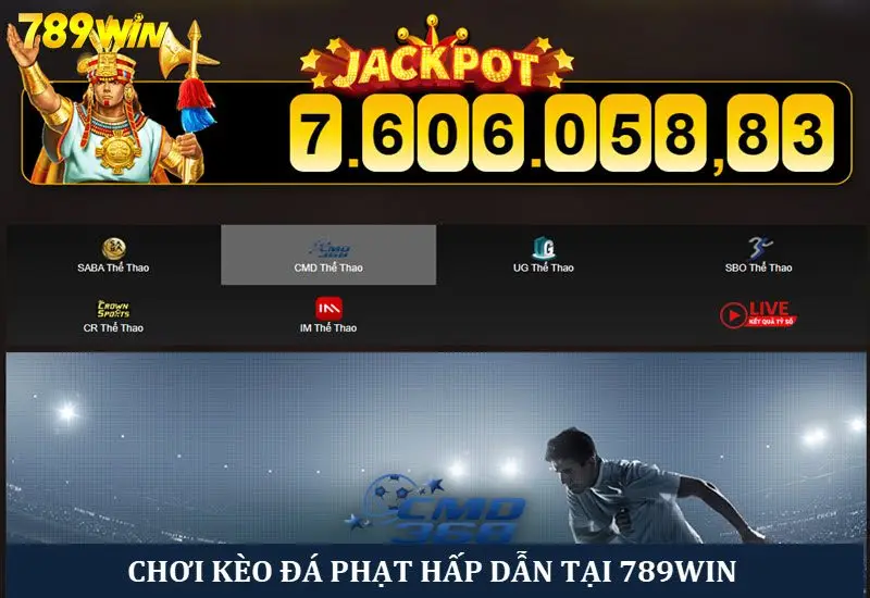 Các sảnh thể thao cung cấp kèo penalty tại 789win